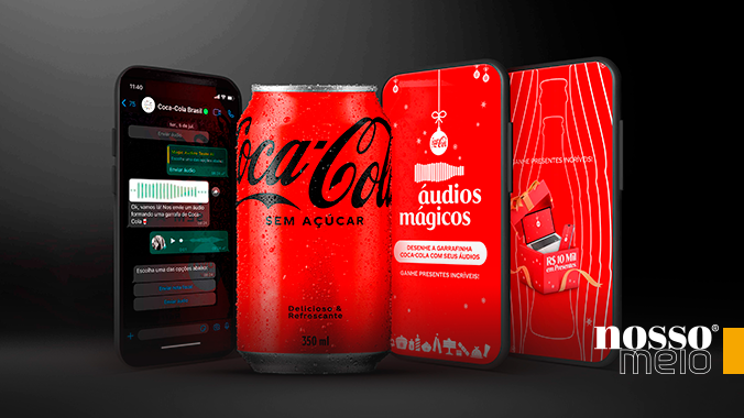 Campanha natalina da Coca-Cola usa o recurso de inteligência artificial para transformar áudios no WhatsApp em presentes | Portal Nosso Meio Campanha natalina da Coca-Cola usa o recurso de inteligência artificial para transformar áudios no WhatsApp em presentes | Portal Nosso Meio